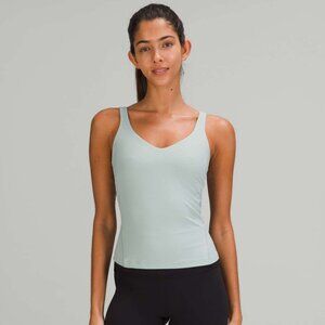 Lululemon Align Waist-Length Tank Top - Silver Blue